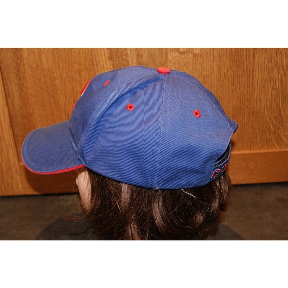 VTG Chicago Cubs Blue Hat Cap Red Trim Genuine Merch - Picture 5 of 7